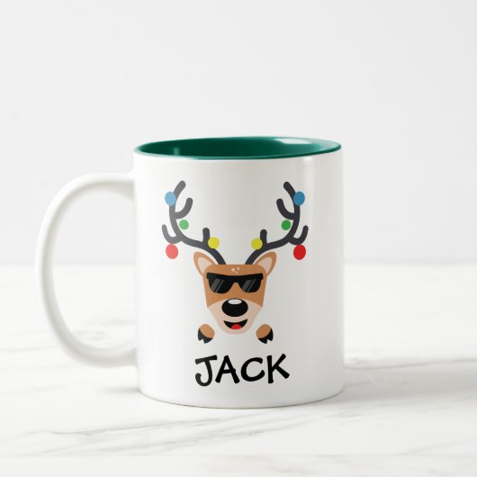 Mug café de vacances | Reindeer Cool (Gauche)