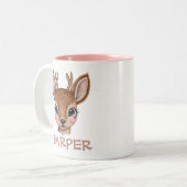 Mug café de vacances | Renard aquarelle (Devant gauche)