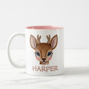Mug café de vacances Renard aquarelle