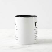 Mug Café Définition d'équipe personnalisée (Centre)