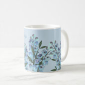 Mug café Delphinium bleu (Devant droit)