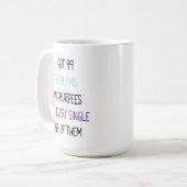 Mug café d'entraînement, idée cadeau pour Gym Rat (Devant gauche)