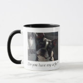 Mug Café des besoins de Boston Terrier (Gauche)