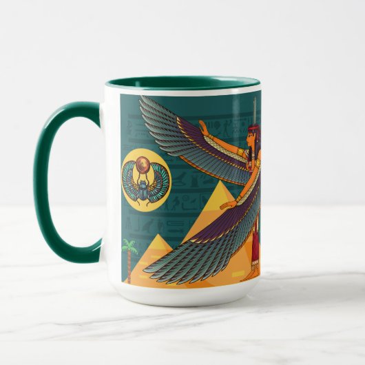 Mug café design égyptien (Gauche)