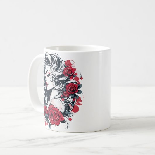 Mug café design unique (Devant gauche)