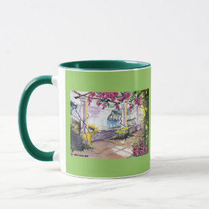 MUG CAFÉ DESIGNER - "BALCON DES VIGNES" - ARTISTE