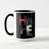 Mug Café d'espoir minimaliste (Gauche)