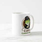 Mug Café Dinosaure Connoi-Saur Drôle Boisson Café (Devant droit)