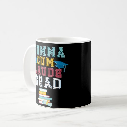 Mug Café d'obtention du diplôme d'université de summa (Devant gauche)