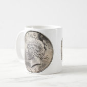 Mug café Dollar de la paix (Devant gauche)