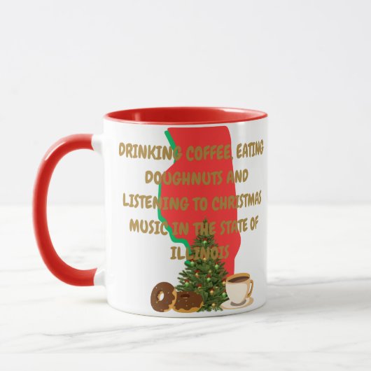 Mug Café, Donuts et Musique de Noël dans l'Illinois  (Gauche)