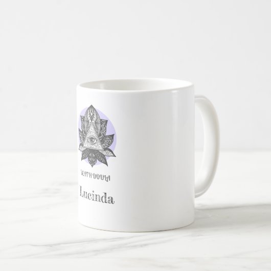 Mug café Doula mort (Devant droit)