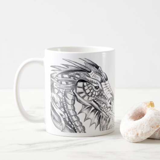 Mug café Dragon Fiery (Avec donut)
