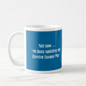 Mug Café drôle de plan d'évasion de zombi (Gauche)