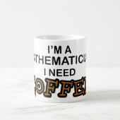 Mug Café du besoin - mathématicien (Centre)