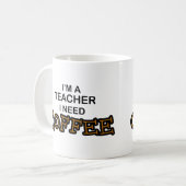 Mug Café du besoin - professeur (Devant gauche)