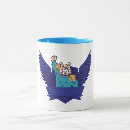 Mug Café du commandant de l'armée Bulldog (Centre)