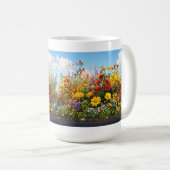 Mug café du jardin fleur sauvage. (Devant droit)