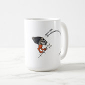 Mug café du matin avec des monstres médiévaux amic (Devant droit)