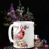 Mug Café du matin avec les oiseaux