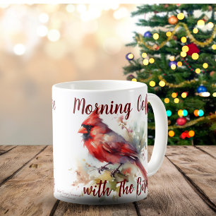 Mug Café du matin avec les oiseaux