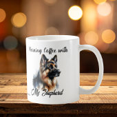 Mug Café du matin avec mon berger moderne