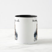 Mug Café du matin avec mon berger moderne (Centre)