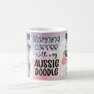 Mug Café du matin avec mon Doodle australien