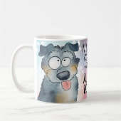 Mug Café du matin avec mon Doodle australien (Gauche)