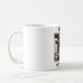 Mug Café du matin chèvre drôle de chèvre avec lunettes (Gauche)