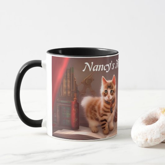 Mug Café du matin de Nancy personnalisable (Avec donut)