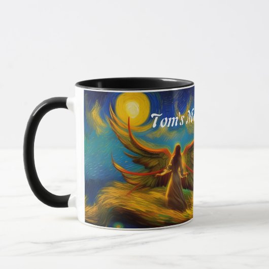 Mug Café du matin de Tom personnalisable (Gauche)