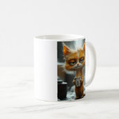 Mug Café du matin du chat grumpy (Devant droit)