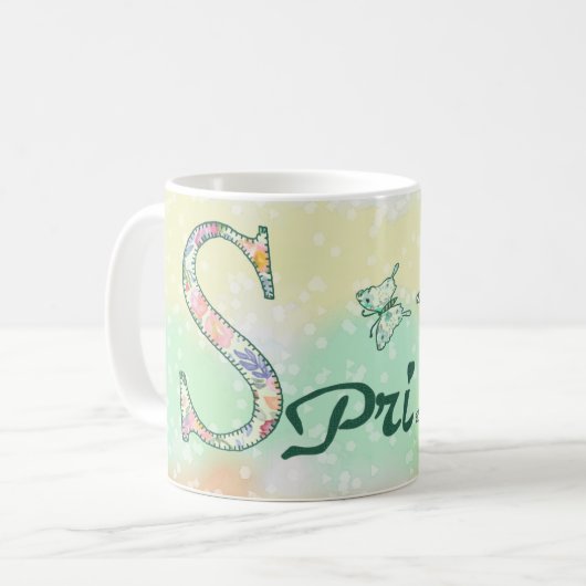 Mug Café du printemps (Devant gauche)