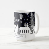 Mug café du village de Noël (Devant droit)