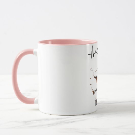 Mug café d'une part confiance dans l'autre (Gauche)