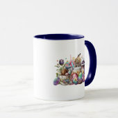 Mug Café Easter Bunny Aquarelle Boissons (Devant droit)