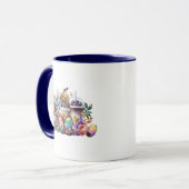 Mug Café Easter Bunny Aquarelle Boissons (Devant gauche)