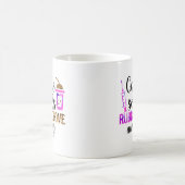 Mug Café, Écrans, Gants en caoutchouc - Citation de vi (Centre)