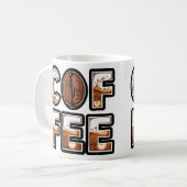 Mug « Café écrit avec beauté » (Devant gauche)