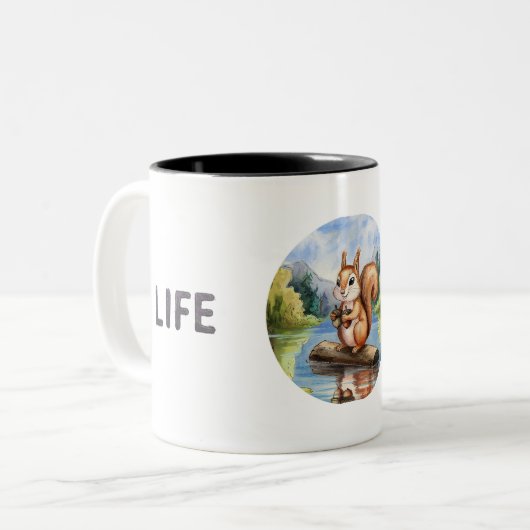 Mug café écureuil (Devant gauche)