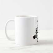 Mug Café, égratignures et gants en caoutchouc. (Gauche)