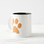 Mug café Empreinte de patte (Devant gauche)