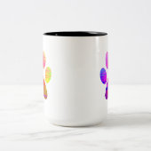Mug café Empreinte de patte (Centre)