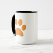 Mug café Empreinte de patte (Devant gauche)