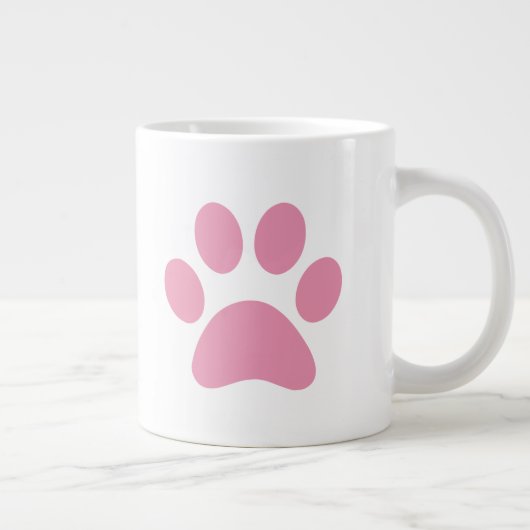 Mug café Empreinte de patte (Droite)