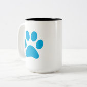 Mug café Empreinte de patte (Devant gauche)