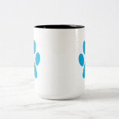 Mug café Empreinte de patte (Centre)
