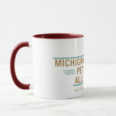 Mug café Empreintes de pattes du Michigan (Gauche)