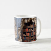 Mug Café en boîte de bibliothèque 3D Cadeaux d'anniver (Devant droit)